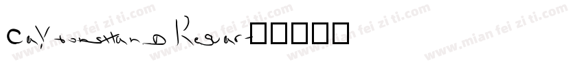 ClaytonsHand Regular字体转换